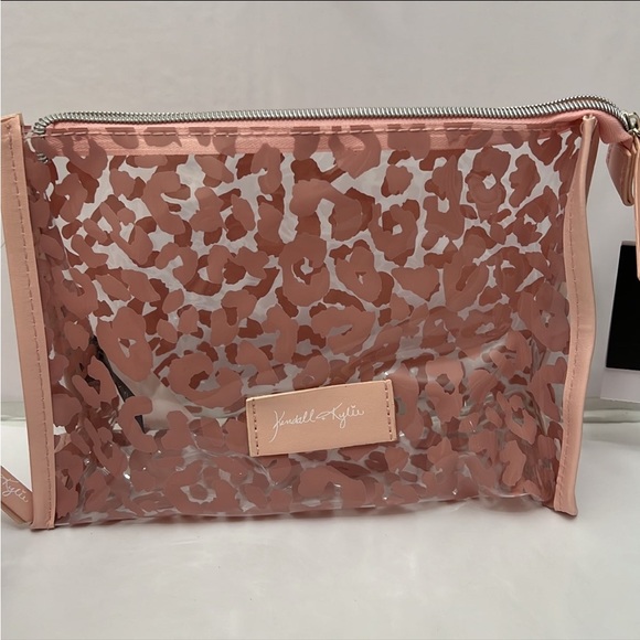 Kendall + Kylie Pink Leopard and Tye Die 2pc. Travel Cosmetic Bags - Picture 4 of 6